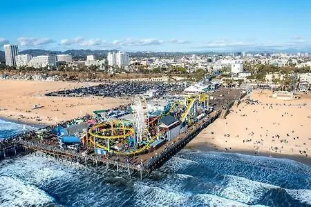 2 Santa Monica Beach Walking Los Angeles Esterno foto